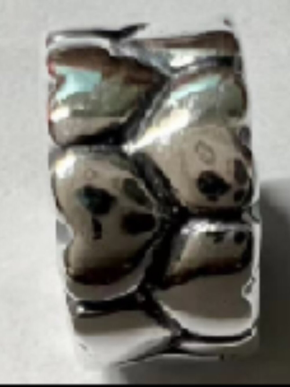 Pandora Heart Pattern Clip Charm